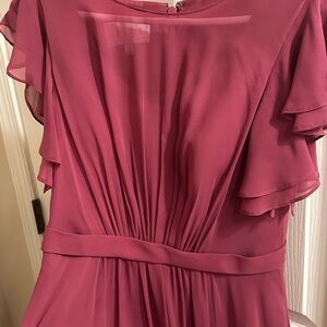 Azazie Elegant Mulberry Chiffon Bridesmaid Dress